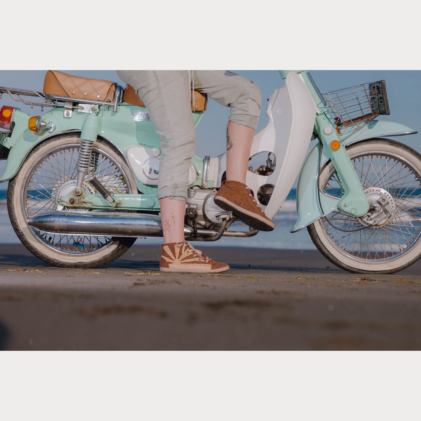 New Hemp High Tops ~ Sage Green