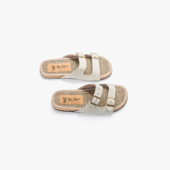 Pool Slides ~ Black Hemp