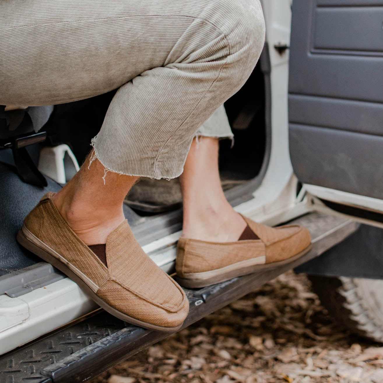 Hemp Loafer ~ Natural White