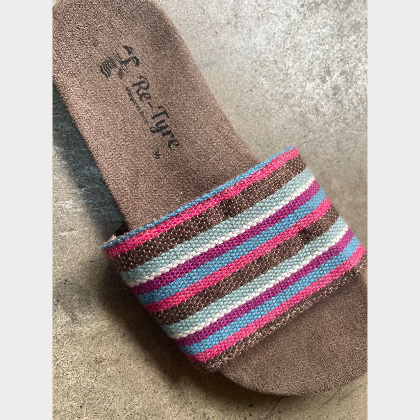 Stripe Hemp Slides